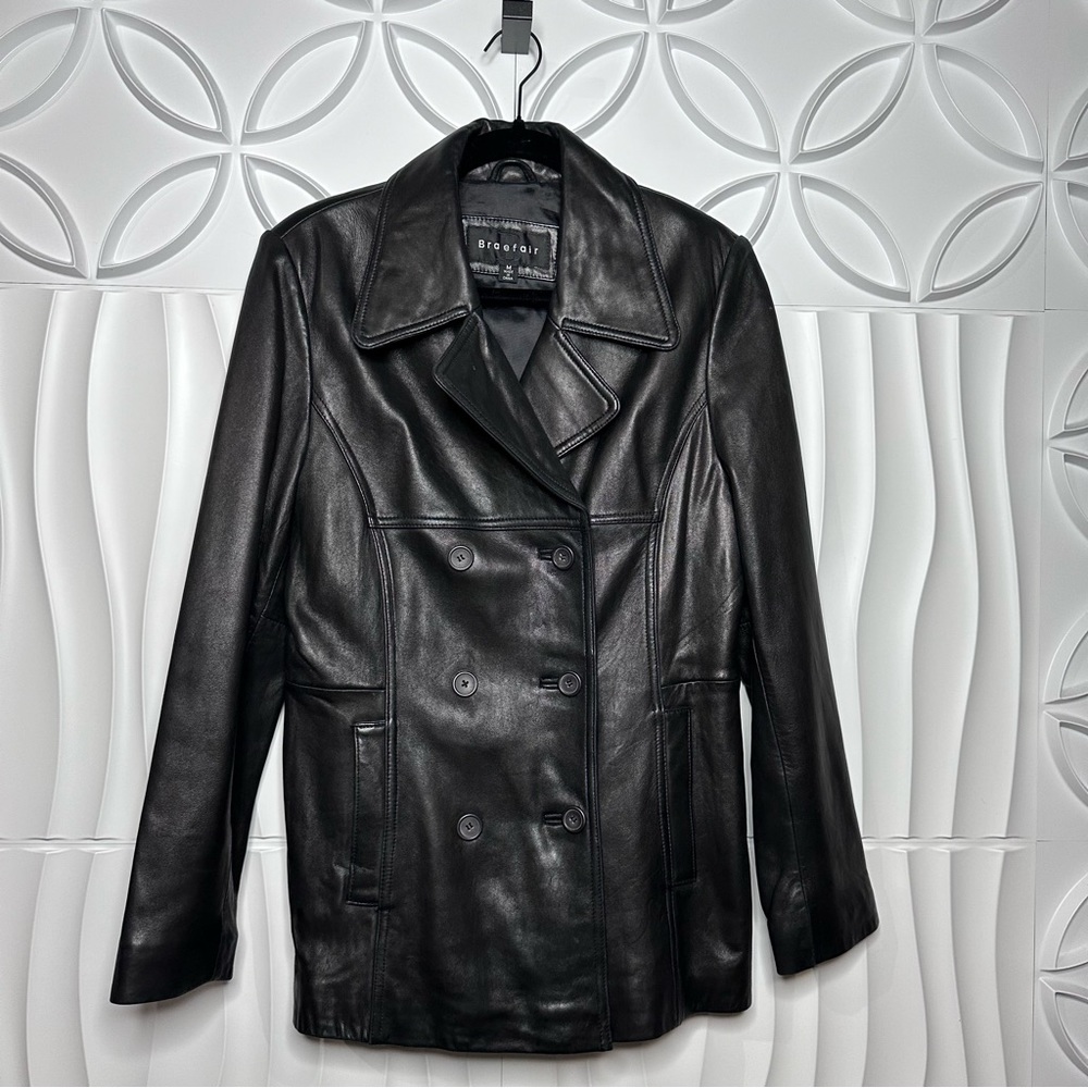 Braefair Soft Cowhide Leather Jacket